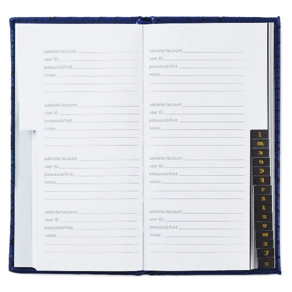 Hallmark Geometric Navy Password Keeper 2 Hallmark Geometric Navy Password Keeper - Image 2