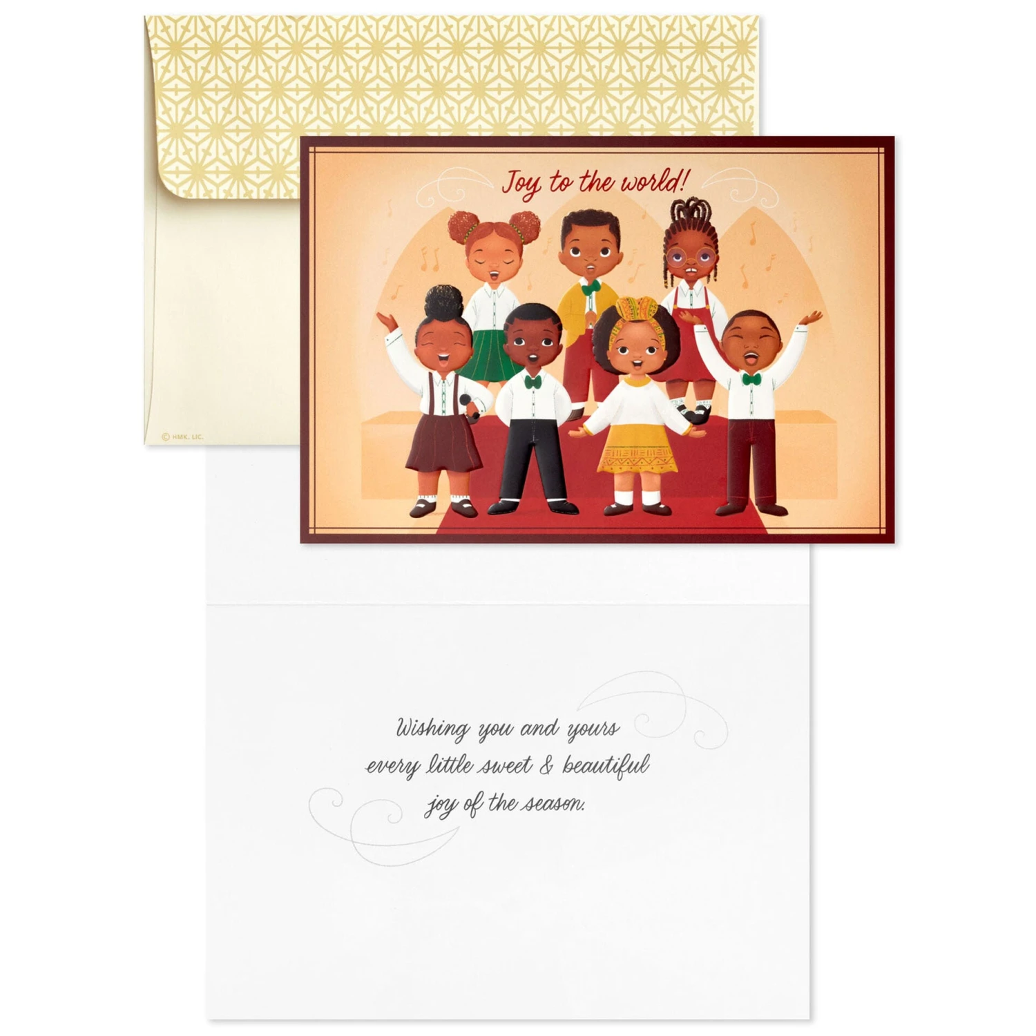 Hallmark Joyful Children's Choir Boxed Christmas Cards, Pack Of 16 2 Hallmark Joyful Children's Choir Boxed Christmas Cards, Pack Of 16 - Image 2