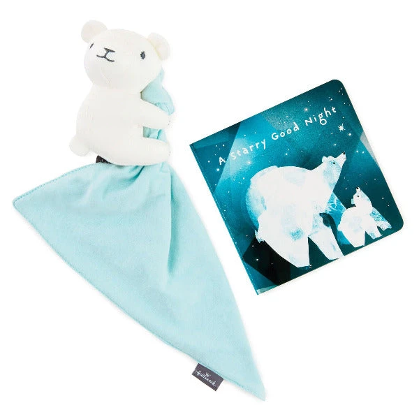Hallmark A Starry Good Night Board Book And Polar Bear Lovey Blanket Set 1 Hallmark A Starry Good Night Board Book And Polar Bear Lovey Blanket Set