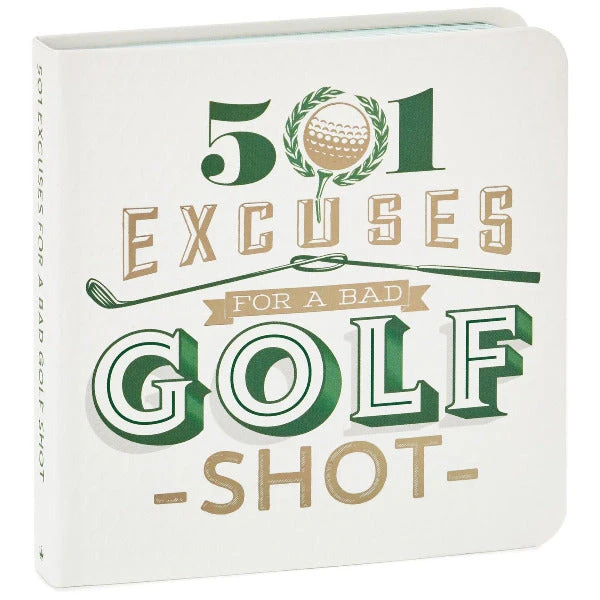 Hallmark 501 Excuses For A Bad Golf Shot Book 1 Hallmark 501 Excuses For A Bad Golf Shot Book