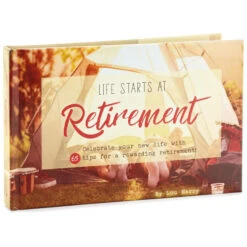 Hallmark Life Starts At Retirement Book