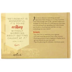 Hallmark Life Starts At Retirement Book -Hallmark 0001BOK1535 3