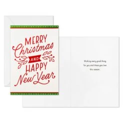 Hallmark Happy Snowman And Red Lettering Boxed Christmas Cards, Pack Of 40 7 Hallmark Happy Snowman And Red Lettering Boxed Christmas Cards, Pack Of 40 -Hallmark 0001BXX1019 4