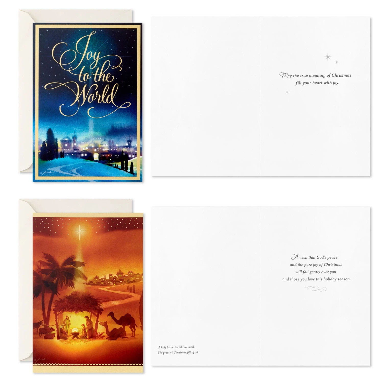 Hallmark True Meaning Of Christmas Boxed Christmas Cards Assortment, Pack Of 40 2 Hallmark True Meaning Of Christmas Boxed Christmas Cards Assortment, Pack Of 40 - Image 2