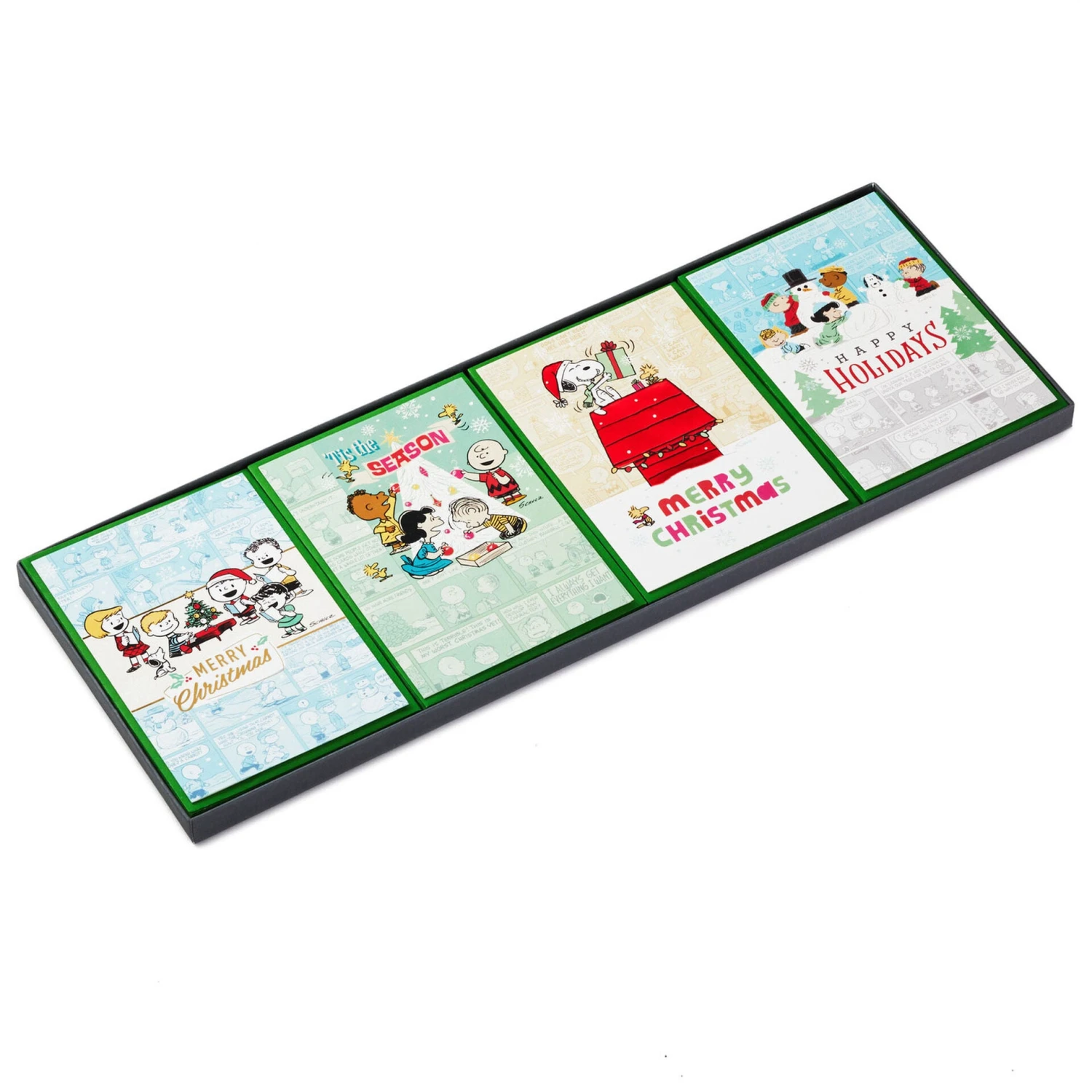 Hallmark Peanuts® Gang Holiday Fun Boxed Christmas Cards Assortment, Pack Of 40 1 Hallmark Peanuts® Gang Holiday Fun Boxed Christmas Cards Assortment, Pack Of 40