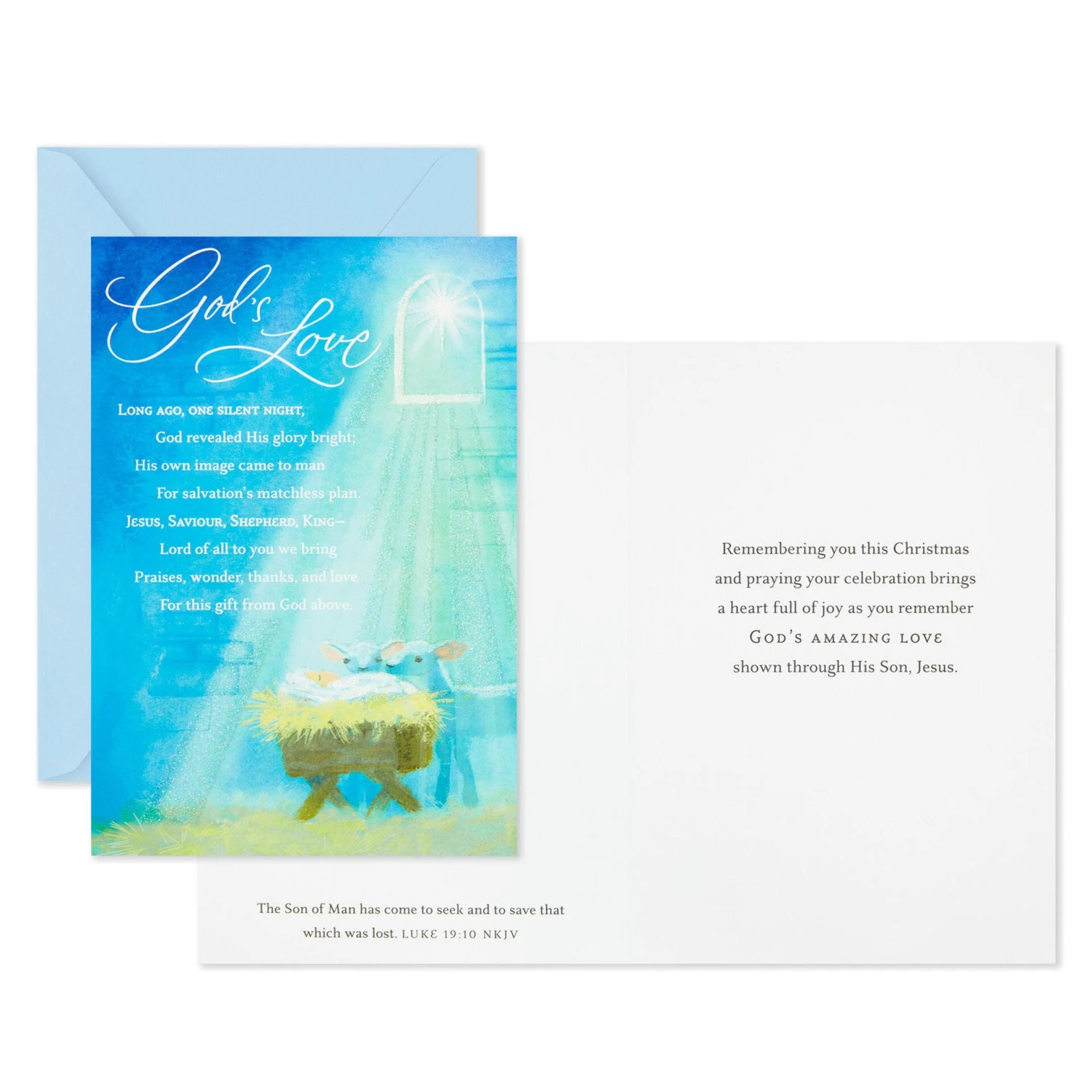 Hallmark God's Love Religious Boxed Christmas Cards, Pack Of 16 2 Hallmark God's Love Religious Boxed Christmas Cards, Pack Of 16 - Image 2