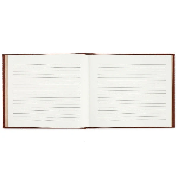 Hallmark Brown Hexagonal Pattern Guest Book 2 Hallmark Brown Hexagonal Pattern Guest Book - Image 2