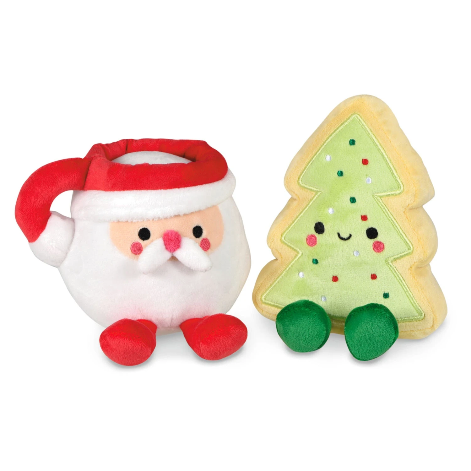 Hallmark Better Together Santa Milk And Cookie Magnetic Plush, Set Of 2 1 Hallmark Better Together Santa Milk And Cookie Magnetic Plush, Set Of 2