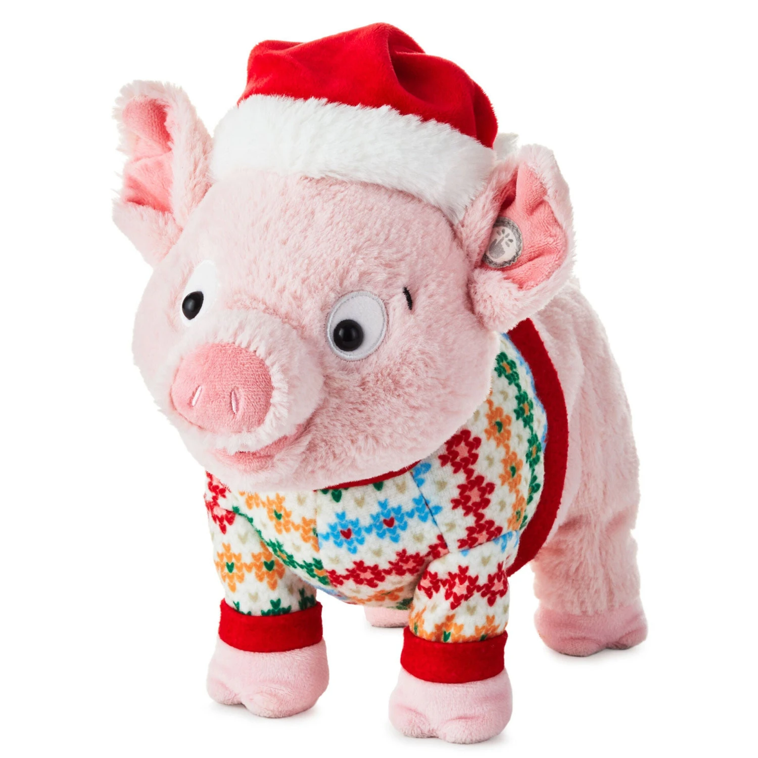 Hallmark Season's Squealings Pig Plush With Sound And Motion, 10" 1 Hallmark Season's Squealings Pig Plush With Sound And Motion, 10"