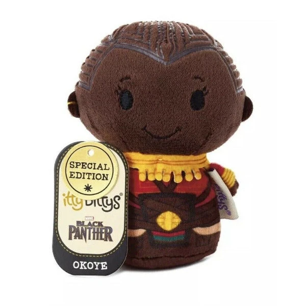 Hallmark Itty Bittys® Marvel Black Panther OKOYE Special Edition Plush 1 Hallmark Itty Bittys® Marvel Black Panther OKOYE Special Edition Plush