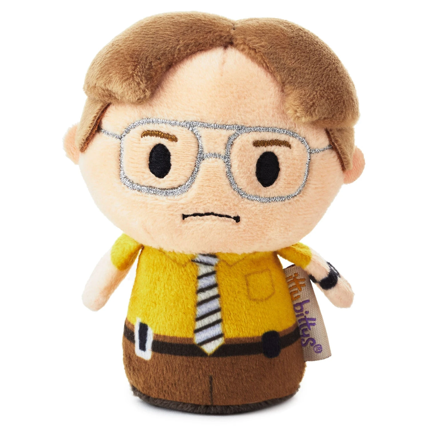 Hallmark Itty Bittys® The Office Dwight Schrute Plush With Sound 1 Hallmark Itty Bittys® The Office Dwight Schrute Plush With Sound