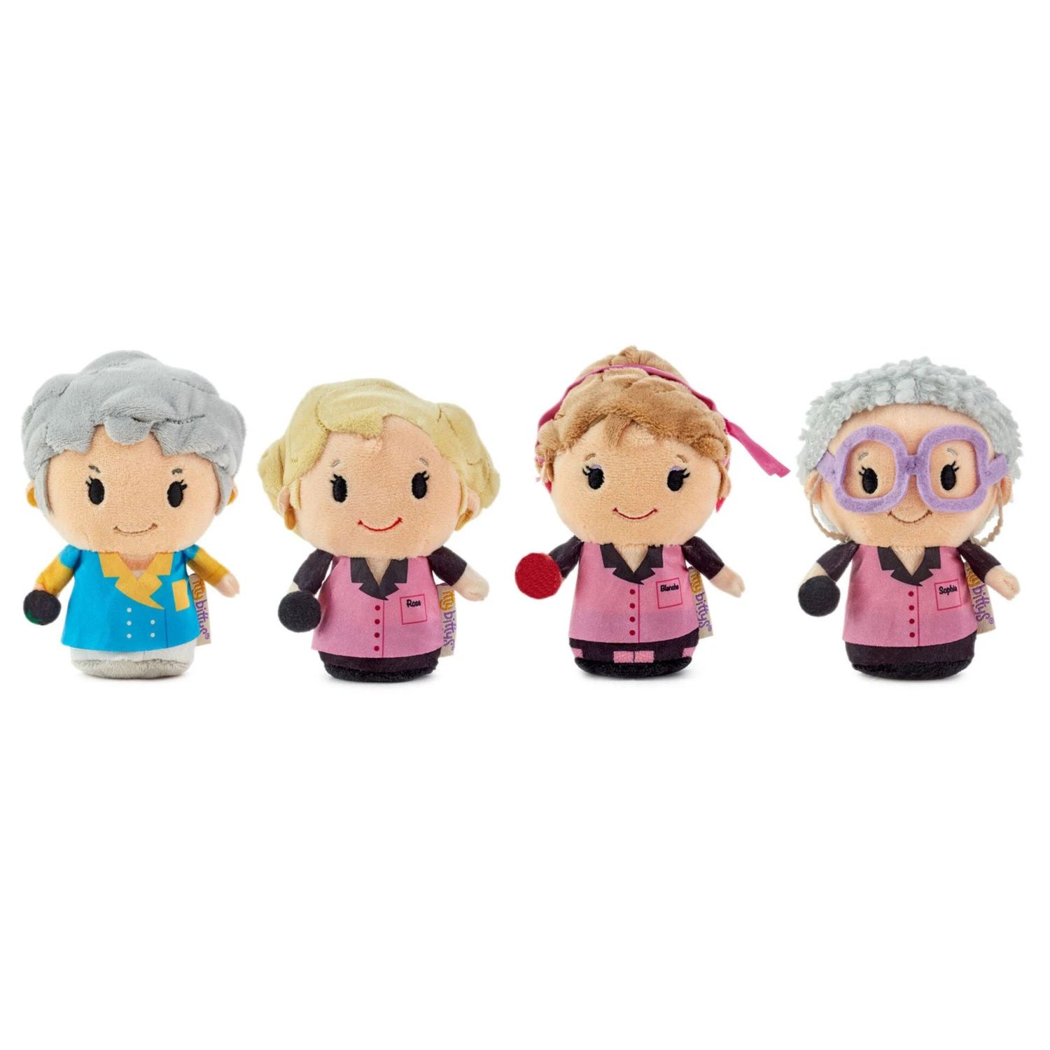 Hallmark Itty Bittys® The Golden Girls Bowling Team Plush Collector Set Of 4 1 Hallmark Itty Bittys® The Golden Girls Bowling Team Plush Collector Set Of 4