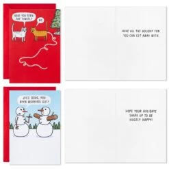Hallmark Humorous Holiday Characters Boxed Christmas Cards Assortment, Pack Of 16 6 Hallmark Humorous Holiday Characters Boxed Christmas Cards Assortment, Pack Of 16 -Hallmark 0001SBX1009 3