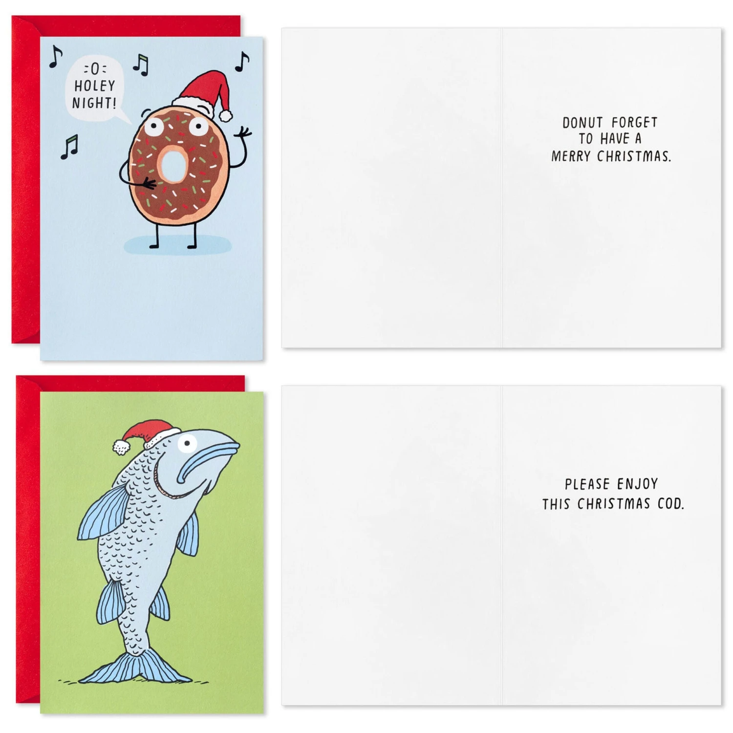 Hallmark Humorous Holiday Characters Boxed Christmas Cards Assortment, Pack Of 16 4 Hallmark Humorous Holiday Characters Boxed Christmas Cards Assortment, Pack Of 16 - Image 4