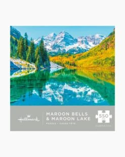 Hallmark Maroon Bells And Maroon Lake Mountain Scene 550-Piece Puzzle