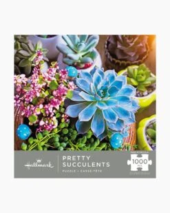Hallmark Pretty Succulents 1,000-Piece Puzzle