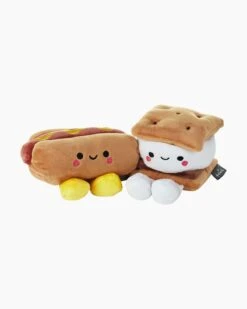 Hallmark Better Together Hot Dog And S'More Magnetic Plush