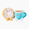Hallmark Better Together Donut And Coffee Magnetic Plush