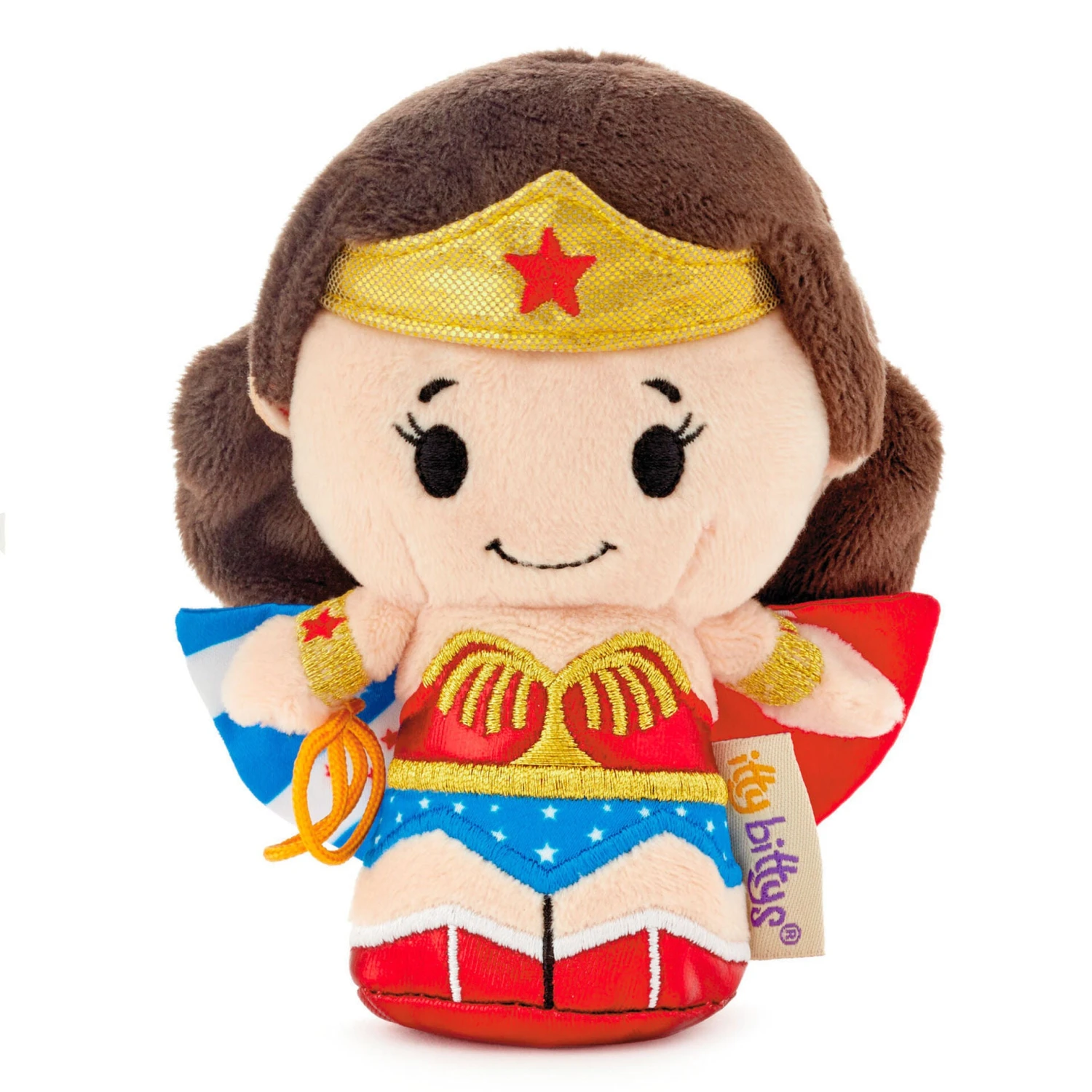 Hallmark Itty Bittys® DC™ The New Adventures Of Wonder Woman™ Lynda Carter Plush 1 Hallmark Itty Bittys® DC™ The New Adventures Of Wonder Woman™ Lynda Carter Plush