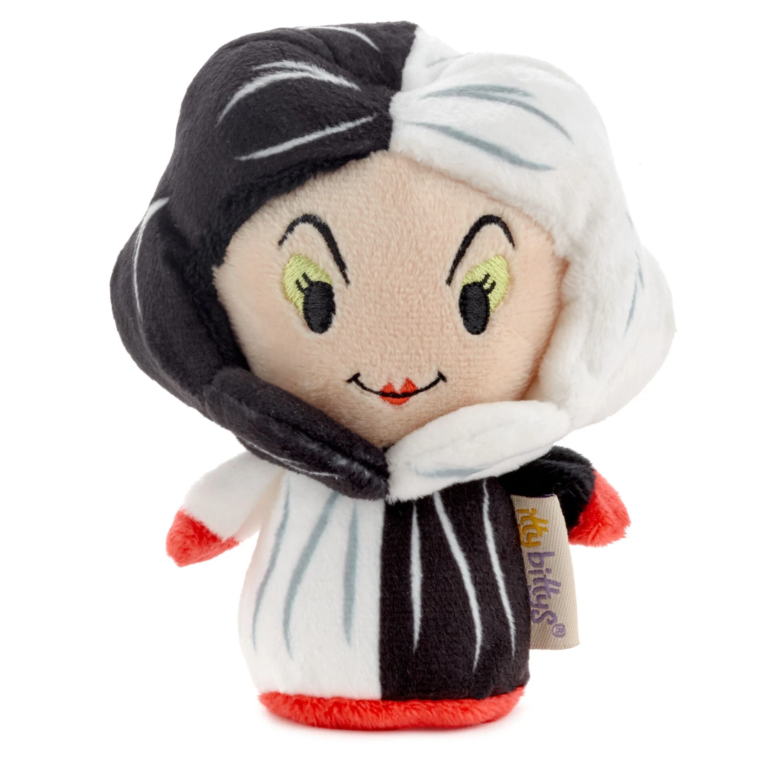 Hallmark Itty Bittys® Disney Villains Cruella De Vil Stuffed Plush 1 Hallmark Itty Bittys® Disney Villains Cruella De Vil Stuffed Plush