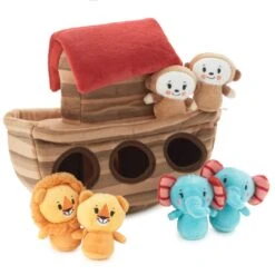 Hallmark Noah's Ark And Animals Plush Playset, 7 Pieces -Hallmark KFA2015 04