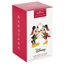 Hallmark Disney Mickey And Minnie A Season Of Love Ornament