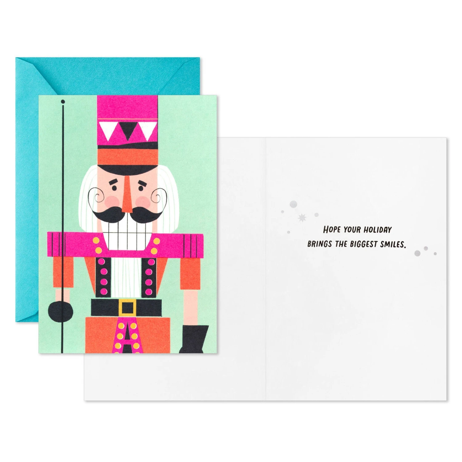 Hallmark Neon Nutcracker Boxed Christmas Cards, Pack Of 16 2 Hallmark Neon Nutcracker Boxed Christmas Cards, Pack Of 16 - Image 2