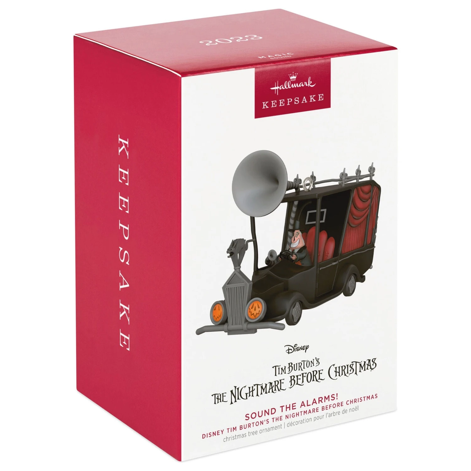 Hallmark Disney Tim Burton's The Nightmare Before Christmas Sound The Alarms! Ornament With Sound 1 Hallmark Disney Tim Burton's The Nightmare Before Christmas Sound The Alarms! Ornament With Sound