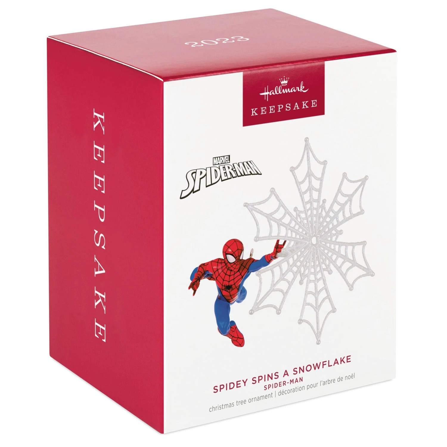 Hallmark Marvel Spider-Man Spidey Spins A Snowflake Ornament 1 Hallmark Marvel Spider-Man Spidey Spins A Snowflake Ornament