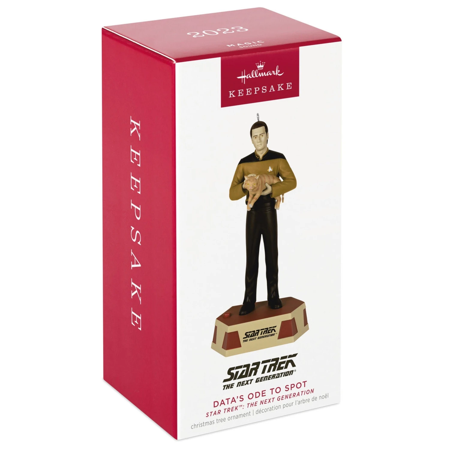 Hallmark Star Trek™: The Next Generation Data's Ode To Spot Ornament With Sound 1 Hallmark Star Trek™: The Next Generation Data's Ode To Spot Ornament With Sound