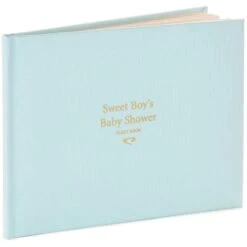 Hallmark Sweet Boy's Baby Shower Guest Book