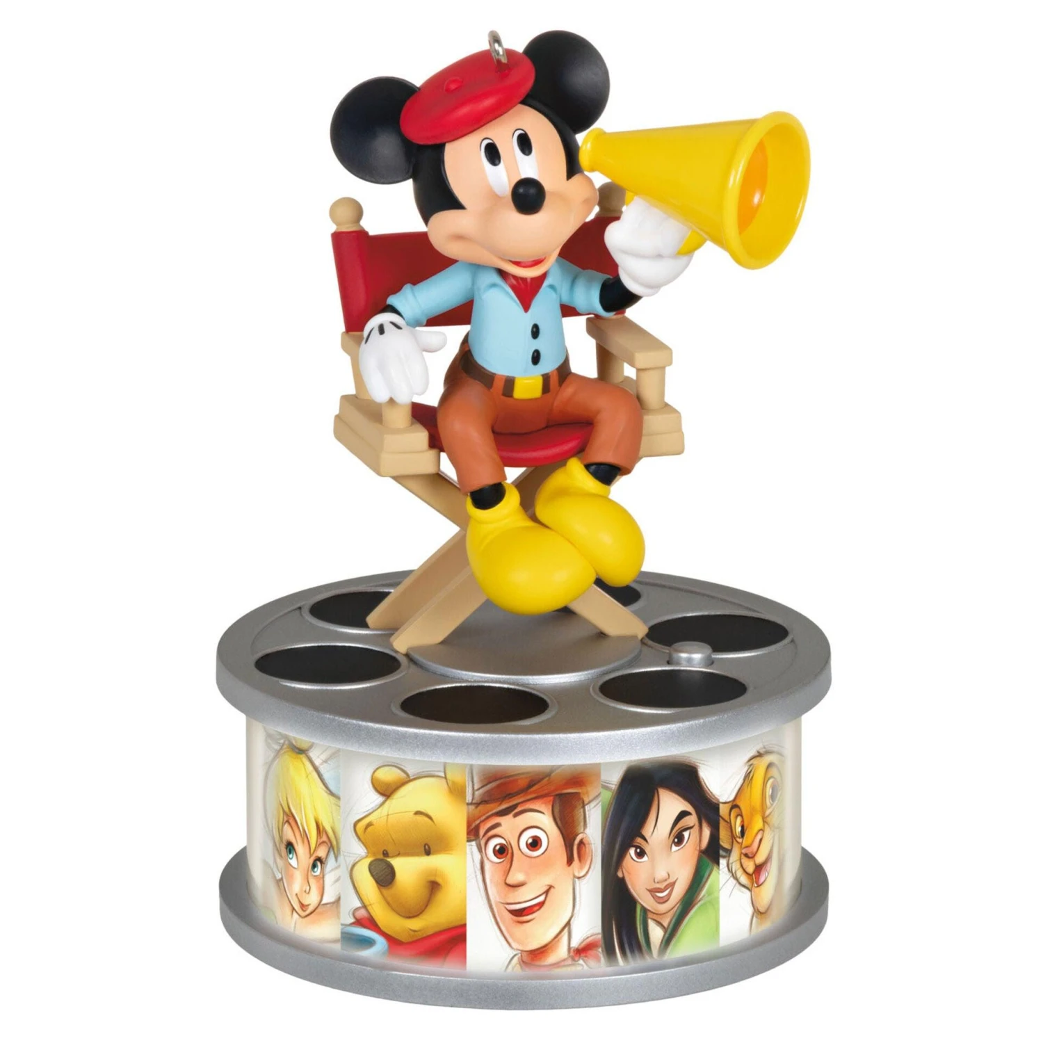 Hallmark Disney 100 Years Of Wonder Director Mickey Mouse Ornament With Light And Sound 3 Hallmark Disney 100 Years Of Wonder Director Mickey Mouse Ornament With Light And Sound - Image 3