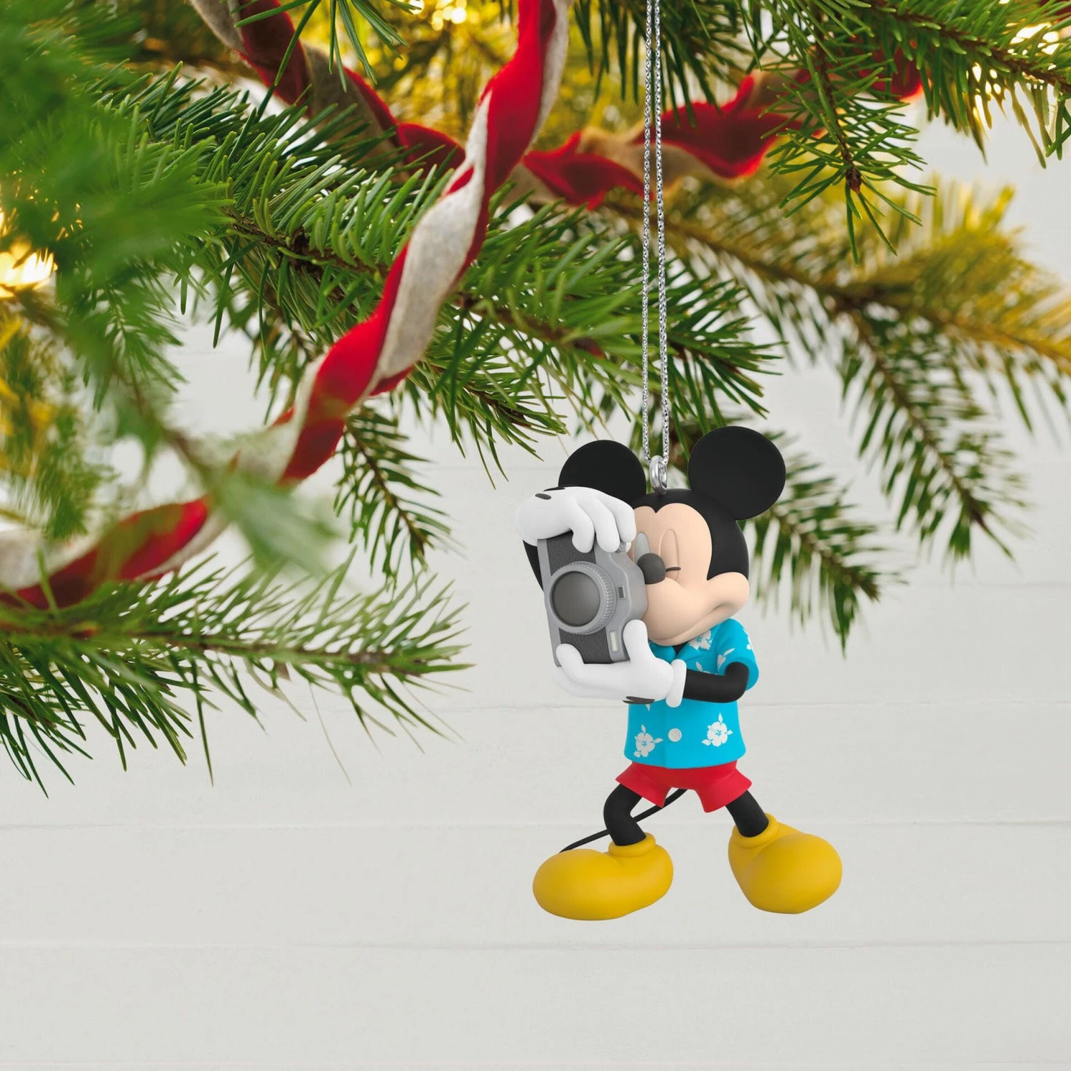 Hallmark Disney All About Mickey! Tourist Mickey Ornament 2 Hallmark Disney All About Mickey! Tourist Mickey Ornament - Image 2