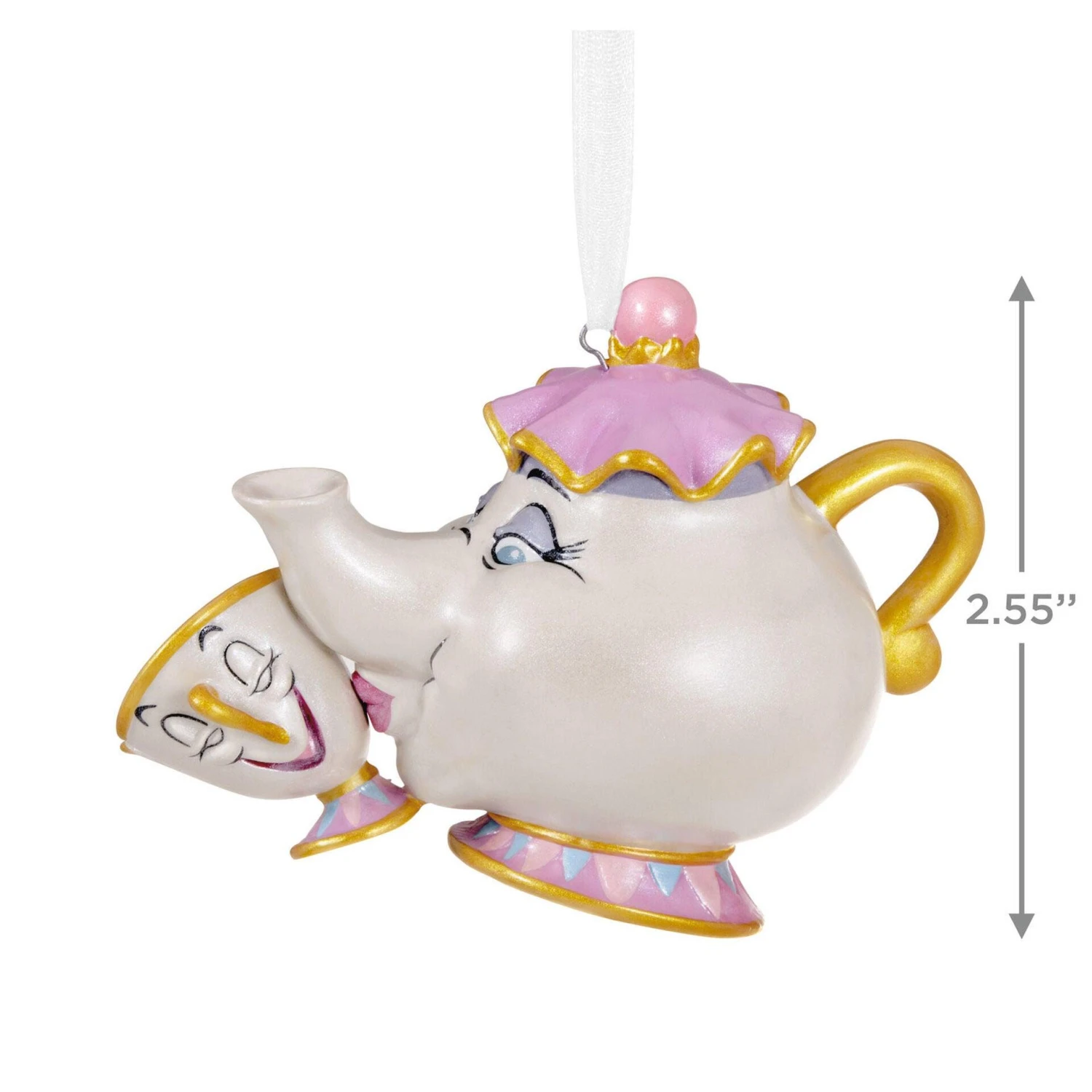 Hallmark Disney Beauty And The Beast A Mother's Love Porcelain Ornament 5 Hallmark Disney Beauty And The Beast A Mother's Love Porcelain Ornament - Image 5