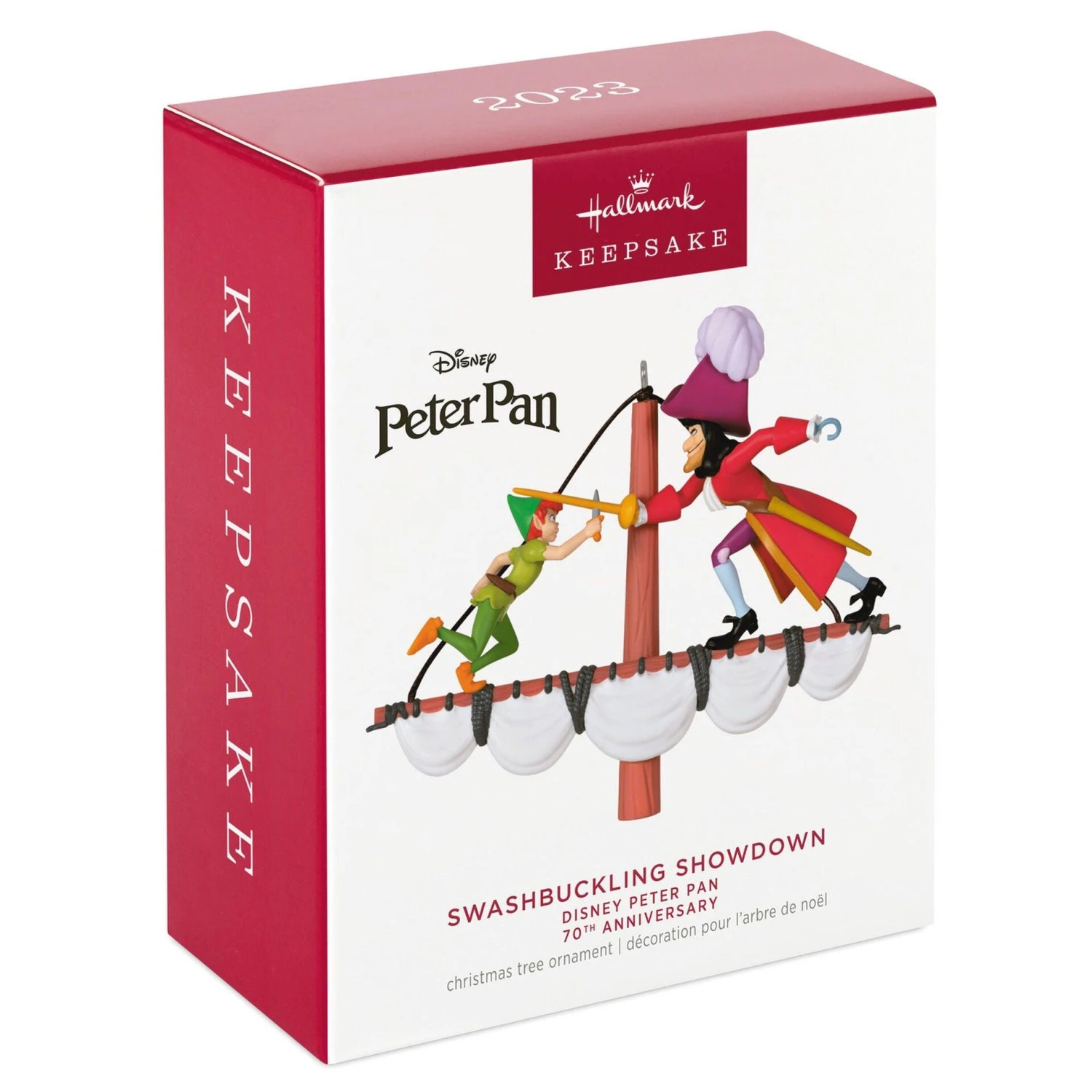 Hallmark Disney Peter Pan 70th Anniversary Swashbuckling Showdown Ornament 1 Hallmark Disney Peter Pan 70th Anniversary Swashbuckling Showdown Ornament