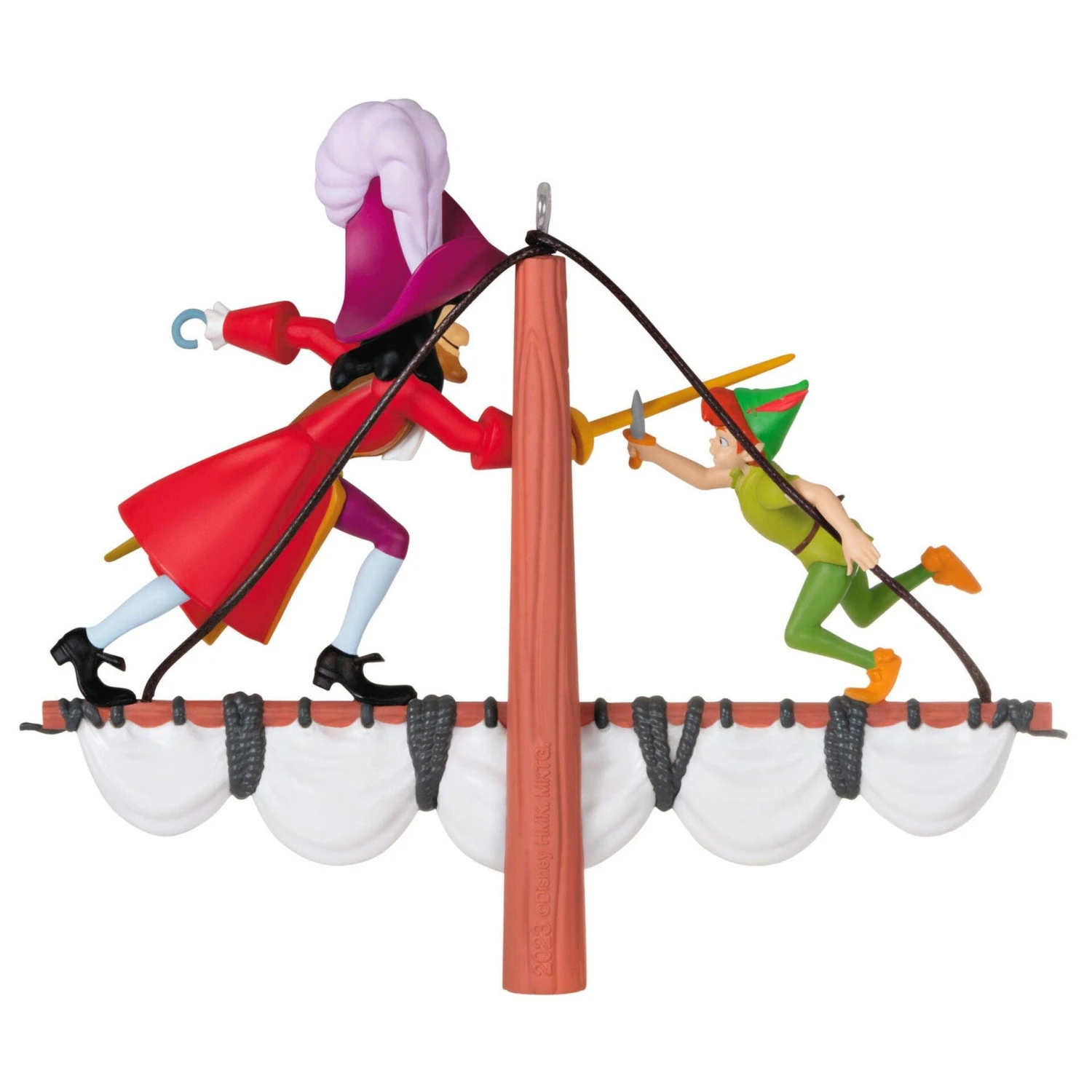 Hallmark Disney Peter Pan 70th Anniversary Swashbuckling Showdown Ornament 4 Hallmark Disney Peter Pan 70th Anniversary Swashbuckling Showdown Ornament - Image 4