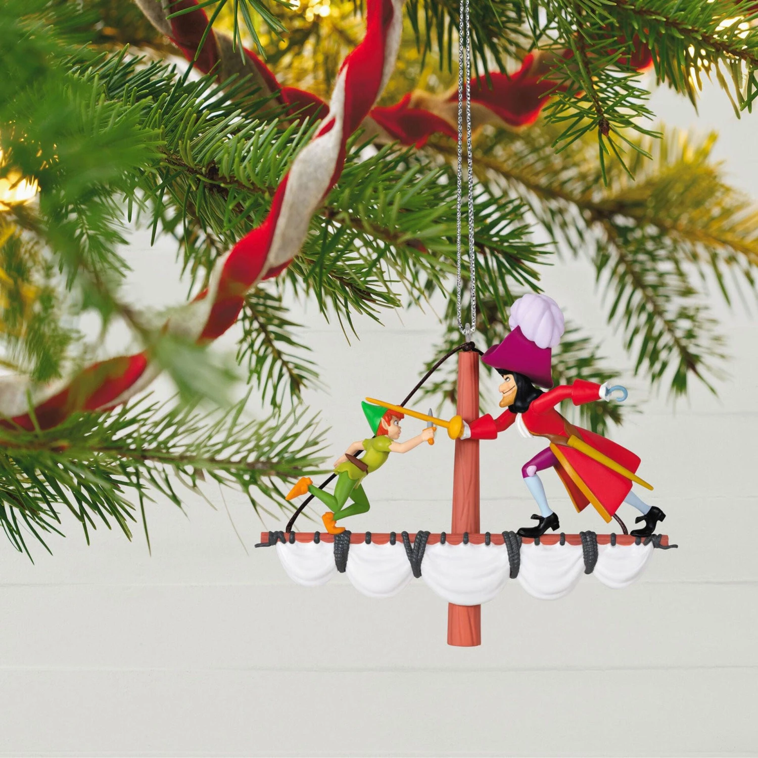 Hallmark Disney Peter Pan 70th Anniversary Swashbuckling Showdown Ornament 5 Hallmark Disney Peter Pan 70th Anniversary Swashbuckling Showdown Ornament - Image 5