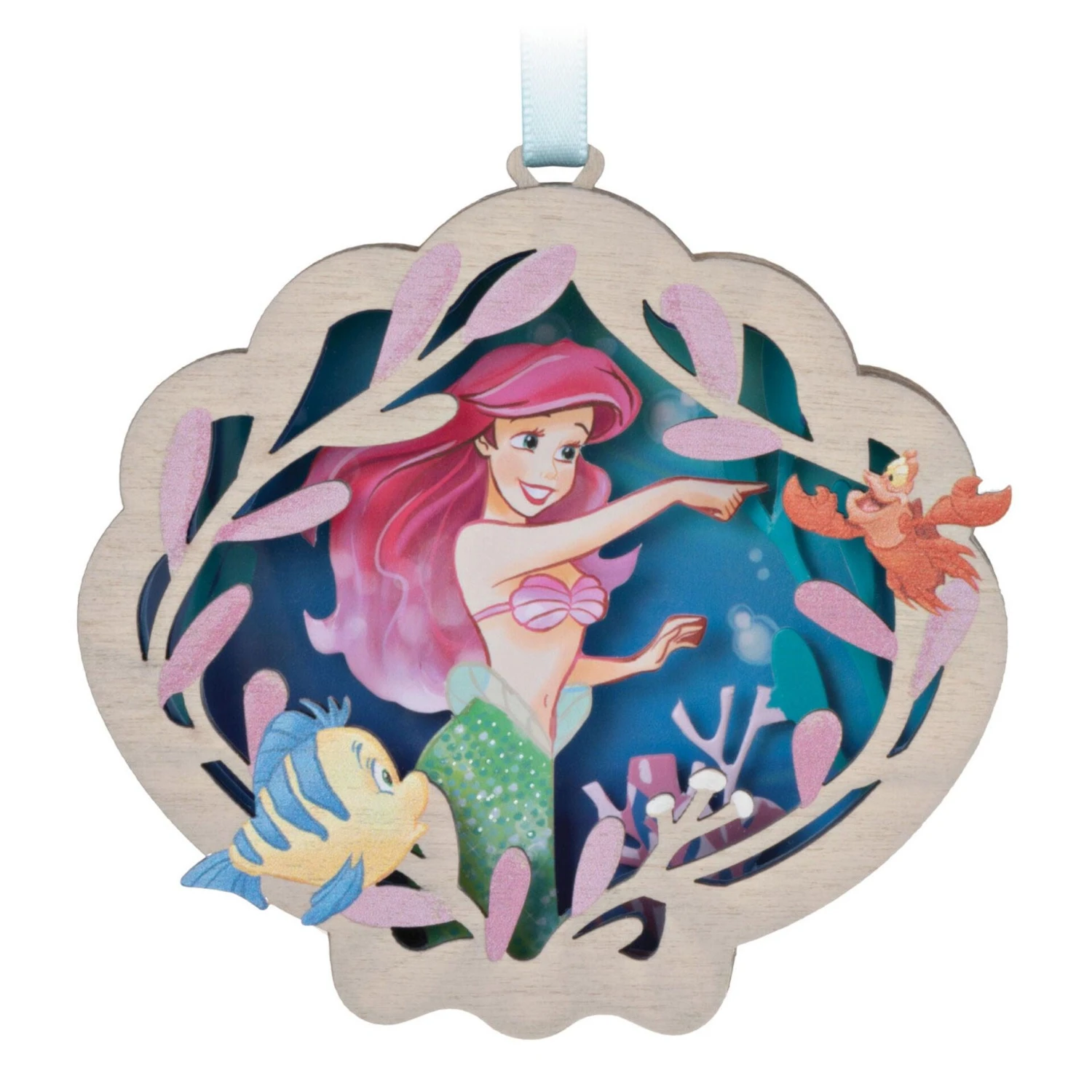 Hallmark Disney The Little Mermaid Ariel And Friends Papercraft Ornament 3 Hallmark Disney The Little Mermaid Ariel And Friends Papercraft Ornament - Image 3