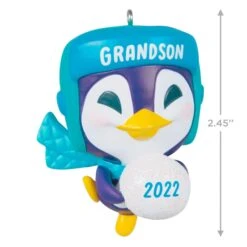 Hallmark Grandson Penguin 2022 Ornament
