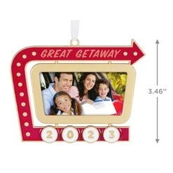 Hallmark Great Getaway 2023 Metal Photo Frame Ornament -Hallmark great getaway 2023 metal photo frame ornament 3 33074930548920