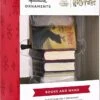 Hallmark Harry Potter Stacked Books With Wand Christmas Ornament