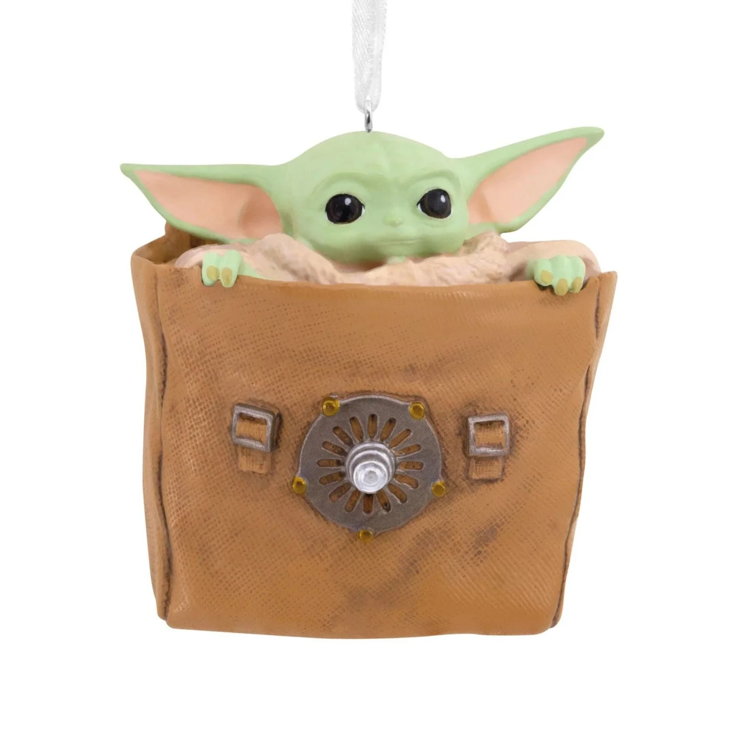 Hallmark Star Wars: The Mandalorian Grogu In Bag Christmas Ornament 1 Hallmark Star Wars: The Mandalorian Grogu In Bag Christmas Ornament