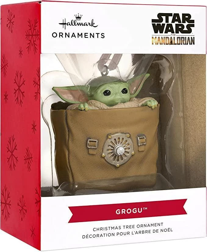 Hallmark Star Wars: The Mandalorian Grogu In Bag Christmas Ornament 2 Hallmark Star Wars: The Mandalorian Grogu In Bag Christmas Ornament - Image 2