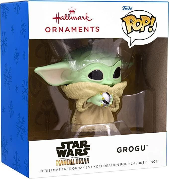 Hallmark Star Wars: The Mandalorian The Child Grogu Funko POP! Christmas Ornament 1 Hallmark Star Wars: The Mandalorian The Child Grogu Funko POP! Christmas Ornament