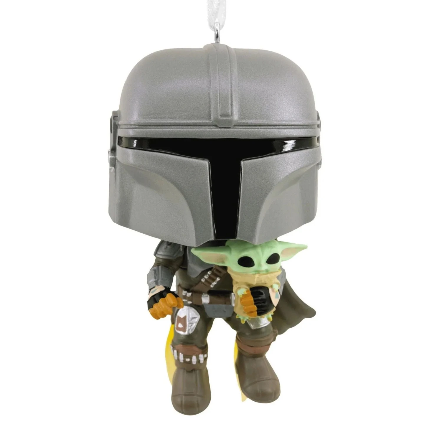 Hallmark Star Wars The Mandalorian With The Child Funko POP! Christmas Ornament 2 Hallmark Star Wars The Mandalorian With The Child Funko POP! Christmas Ornament - Image 2