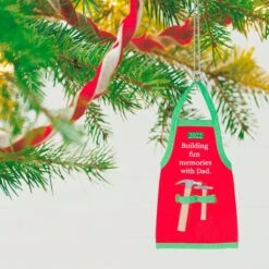 Hallmark Memories With Dad Tool Apron 2022 Fabric Ornament -Hallmark memories with dad tool apron 2022 fabric ornament 3 33074584977592