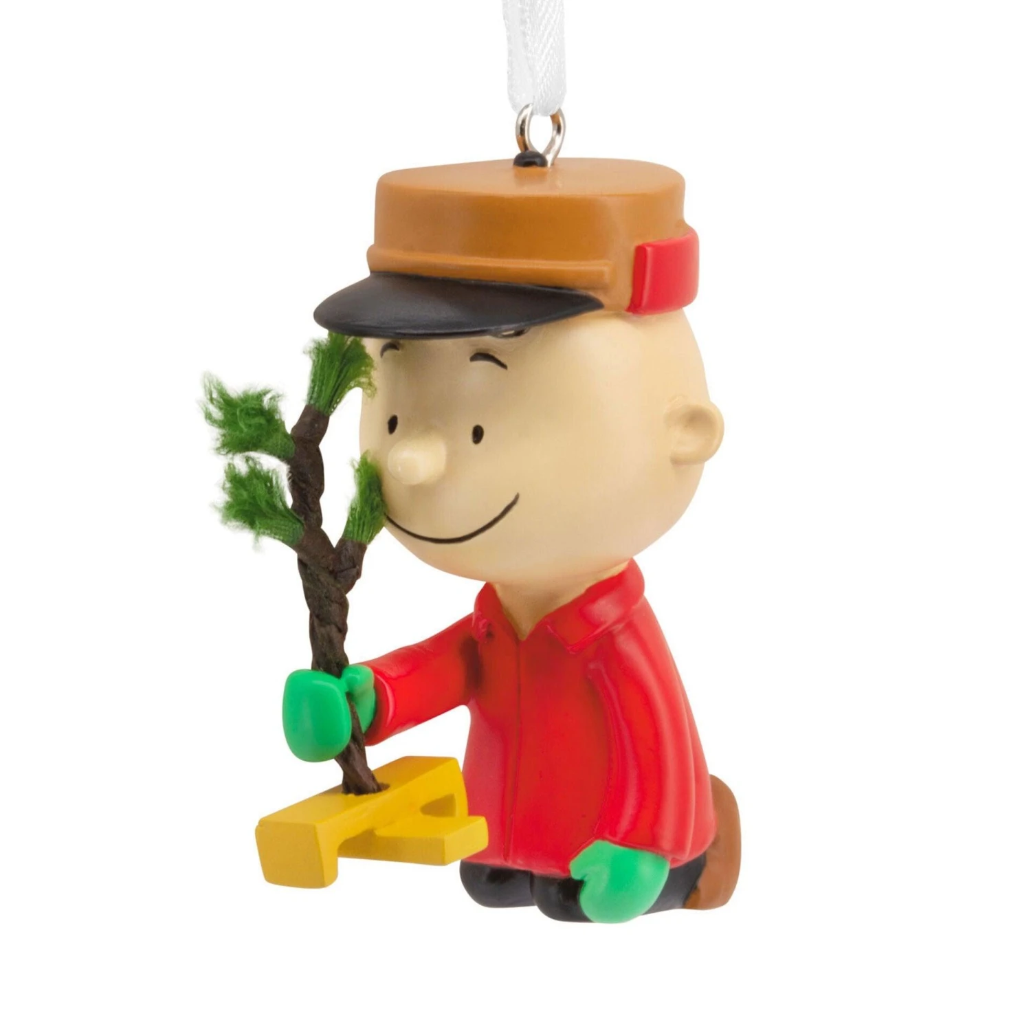 Peanuts® Charlie Brown Kneeling With Tree Hallmark Ornament 1 Peanuts® Charlie Brown Kneeling With Tree Hallmark Ornament