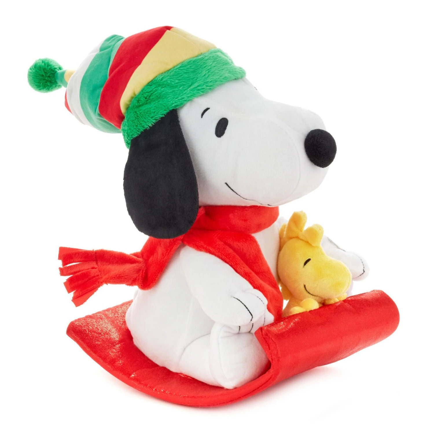 Hallmark Peanuts® Sledding Snoopy And Woodstock Musical Plush With Motion, 10" 3 Hallmark Peanuts® Sledding Snoopy And Woodstock Musical Plush With Motion, 10" - Image 3