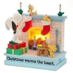 Hallmark 7 Hallmark -Hallmark peanuts r snoopy and woodstock christmas warms the heart figurine with light 5 25 2 33074736464056