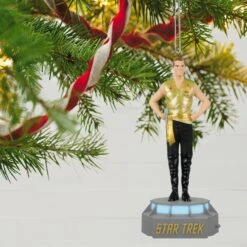Hallmark Star Trek™ Mirror, Mirror Collection Captain James T. Kirk Ornament W Light And Sound -Hallmark star trektm mirror mirror collection captain james t kirk ornament w light and sound 3 33074590580920